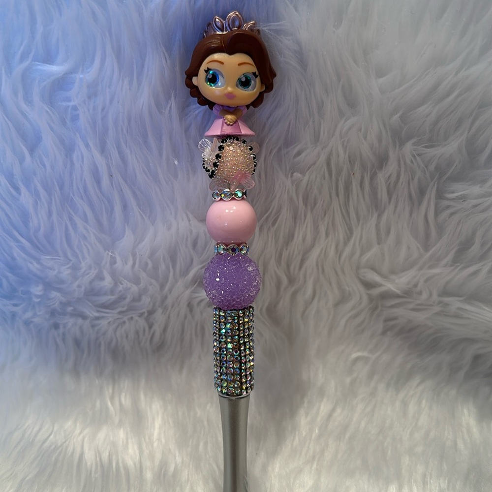 Rapunzel beaded pen